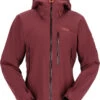 Rab Firewall Jas Dames, Rood -Sport- En Outdoorkleding rab firewall jacket women deep heather 1