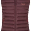 Rab Microlight Vest Women, Rood -Sport- En Outdoorkleding rab microlight vest women deep heather 1