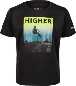 Regatta Alvarado VII SS Shirt Kids, Zwart