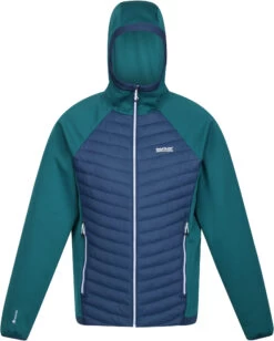 Regatta Andreson VII Hybride Jas Heren, Blauw/groen