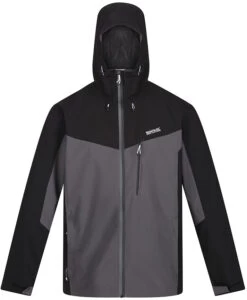 Regatta Birchdale Jas Heren, Grijs/zwart