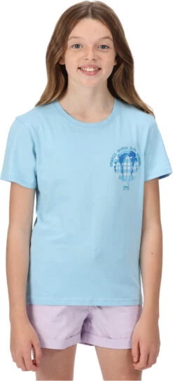Regatta Bosley V SS Shirt Kinderen, Blauw