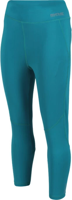Regatta Highton Pro 3/4 Legging Dames, Turquoise
