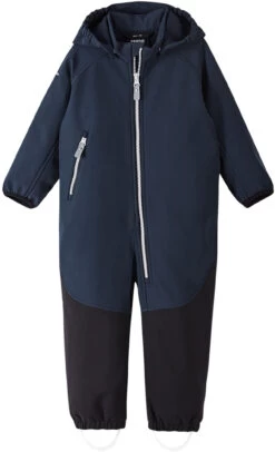 Reima Mjosa Softshell Overall Kids, Blauw/zwart
