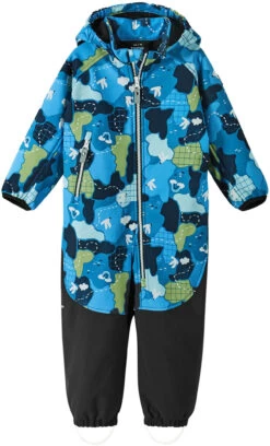Reima Mjosa Softshell Overall Kids, Bont/zwart