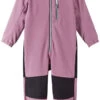 Reima Nurmes Softshell Overall Kinderen, Roze/zwart 1 Reima Nurmes Softshell Overall Kinderen, Roze/zwart -Sport- En Outdoorkleding reima nurmes softshell overall kids blush rose 1