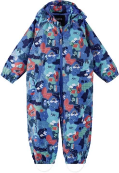 Reima Toppila Reimatec Overall Kids, Blauw/bont