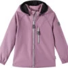 Reima Vantti Softshell Jas Kinderen, Roze -Sport- En Outdoorkleding reima vantti softshell jacket kids grey pink 1