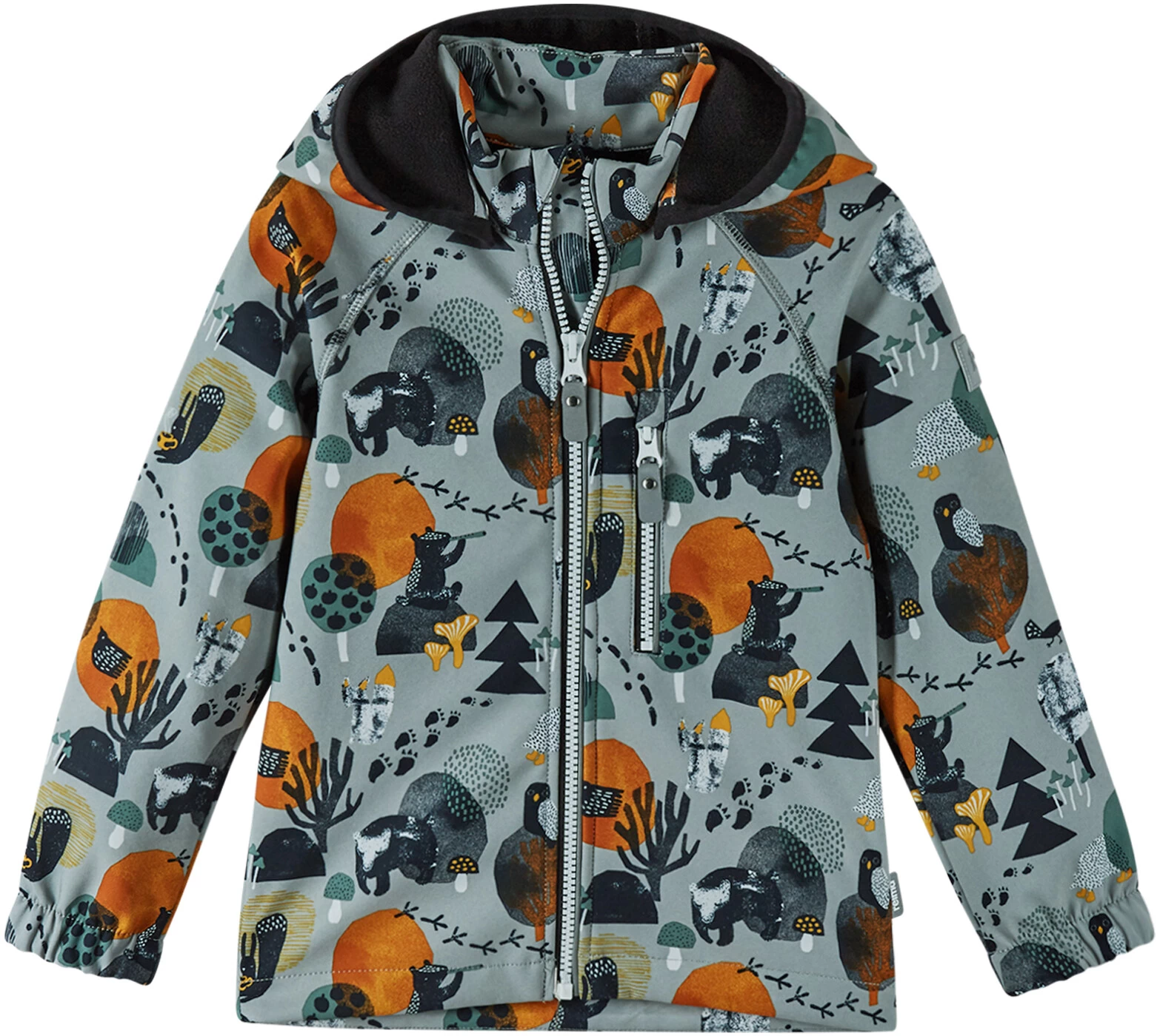Reima Vantti Softshell Jas Kinderen, Grijs 3 Reima Vantti Softshell Jas Kinderen, Grijs