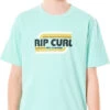 Rip Curl Surf Revival Yeh Mumma SS Shirt Jongens, Turquoise -Sport- En Outdoorkleding rip curl surf revival yeh mumma ss shirt boys washed aqua 1