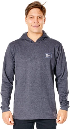 Rip Curl Vaporcool Fusion Hoody Heren, Grijs