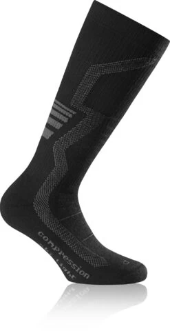 Rohner Compression Ski Light L/R Sokken, Grijs