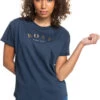Roxy Epic Afternoon B SS Shirt Dames, Blauw -Sport- En Outdoorkleding roxy epic afternoon b ss shirt women mood indigo 1