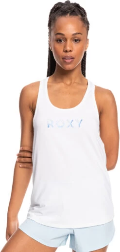 Roxy Rock Non Stop Tanktop Dames, Wit