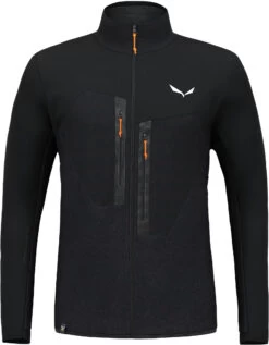 SALEWA Ortles Alpine Merino Jas Heren, Zwart