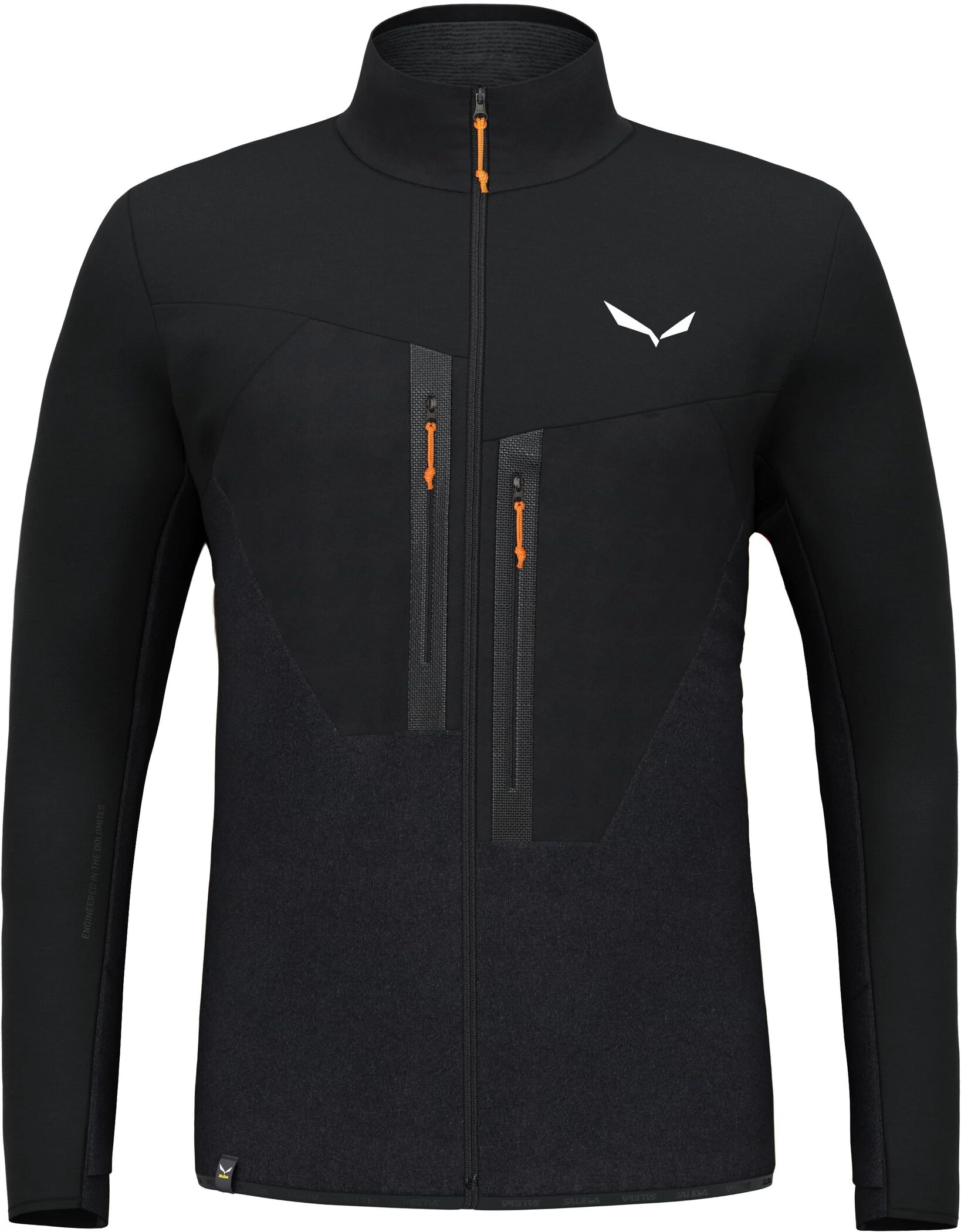 SALEWA Ortles Alpine Merino Jas Heren, Zwart 3 SALEWA Ortles Alpine Merino Jas Heren, Zwart