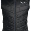 SALEWA Ortles Hybrid Tirol Wool Vest Heren, Zwart -Sport- En Outdoorkleding salewa ortles hybrid tirol wool vest men black out 1