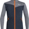 SALEWA Puez Hybrid Polarlite Hoodie Met Rits Heren, Blauw/grijs -Sport- En Outdoorkleding salewa puez hybrid polalite full zip hoodie men navy blazer melange 1