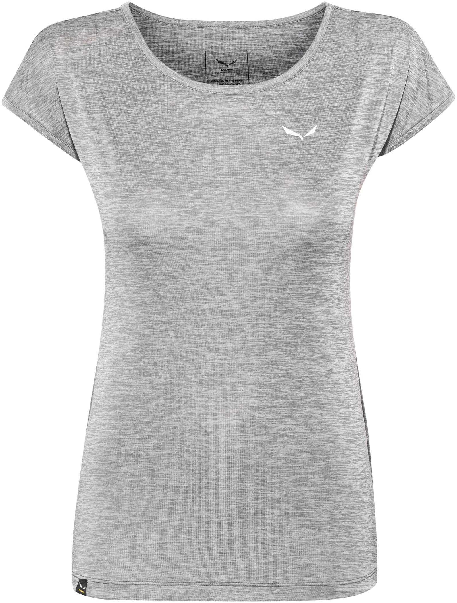 SALEWA Puez Melange Dry T-shirt Dames, Grijs 3 SALEWA Puez Melange Dry T-shirt Dames, Grijs