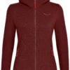 SALEWA Woolen 2L Hoody Dames, Rood -Sport- En Outdoorkleding salewa woolen 2l hoody women syrah 1