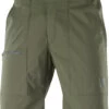 Salomon Outrack Korte Broek Heren, Olijf -Sport- En Outdoorkleding salomon outrack shorts men forest night 1