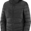 Salomon Transition Dons Capuchon Jas Dames, Zwart -Sport- En Outdoorkleding salomon transition down hoodie women black ao 1