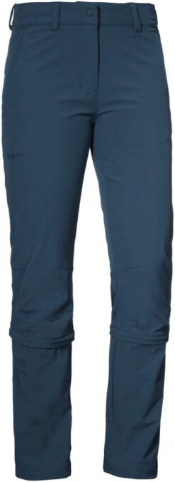 Schöffel Engadin1 Afritsbare Broek Dames, Blauw