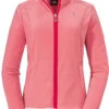 Schöffel Leona3 Fleece Jacket Women, Roze -Sport- En Outdoorkleding schoeffel leona3 fleece jacket women clasping rose 1