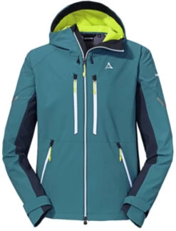 Schöffel Matrei Softshell Jas Heren, Petrol/blauw