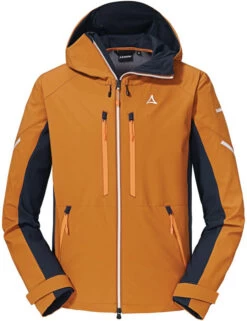 Schöffel Matrei Softshell Jas Heren, Bruin/blauw