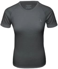 Schöffel Merino Sport 1/2 Arm Shirt Dames, Zwart