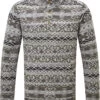 Sherpa Bhutan Trui Heren, Grijs -Sport- En Outdoorkleding sherpa bhutan pullover men monsoon grey multi 1