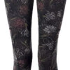 Sherpa Nisha Panty's Dames, Zwart/grijs -Sport- En Outdoorkleding sherpa nisha tights women black floral 1