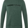 Super.natural 3D Signature Crew Sweater Heren, Grijs -Sport- En Outdoorkleding supernatural 3d signature crew sweater men deep forest jet black 1