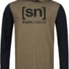 Super.natural Alpine Trui Met Capuchon Heren, Olijf -Sport- En Outdoorkleding supernatural alpine hooded sweater men olive night melange jet black 1