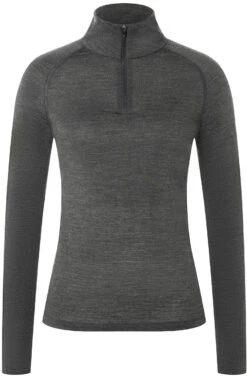 Super.natural Base 175 1/4 Zip Shirt Dames, Grijs