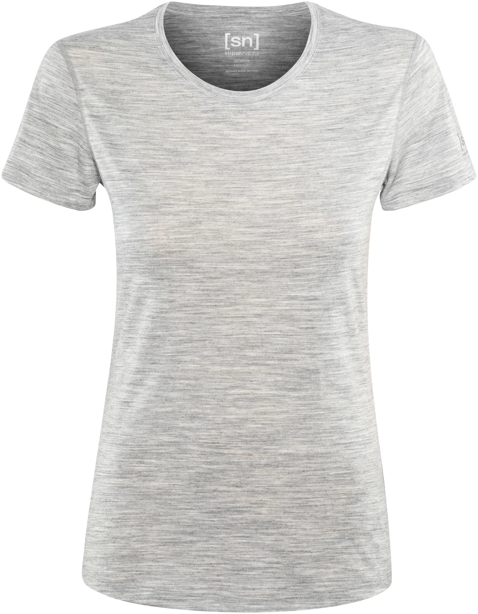 Super.natural Base Tee 140 Dames, Grijs 3 Super.natural Base Tee 140 Dames, Grijs
