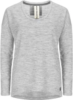 Super.natural City Longsleeve Shirt Dames, Grijs