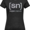 Super.natural Essential I.D. T-shirt Dames, Zwart -Sport- En Outdoorkleding supernatural essential id tee dam svart 1
