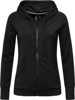 Super.natural Essential Capuchon Trui Dames, Zwart