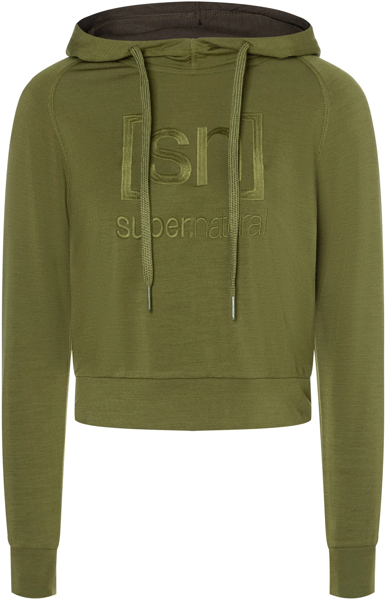 Super.natural Liquid Flow Logo Hoody Dames, Groen 3 Super.natural Liquid Flow Logo Hoody Dames, Groen