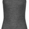Super.natural Rib Tanktop Dames, Grijs -Sport- En Outdoorkleding supernatural rib tank top damen caviar melange 1