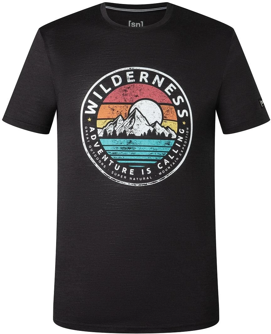 Super.natural Wilderness Tee Heren, Zwart 3 Super.natural Wilderness Tee Heren, Zwart