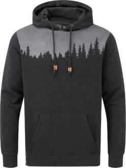 Tentree Juniper Classic Capuchon Trui Heren, Zwart/grijs