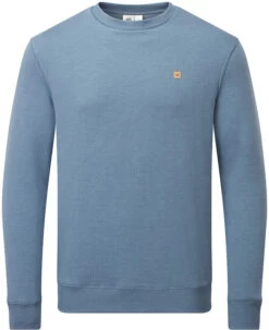 Tentree TreeFleece Classic Crew Sweater Heren, Blauw