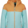 TROLLKIDS Hallingdal Jas Meisjes, Blauw/geel -Sport- En Outdoorkleding trollkids hallingdal jacket girls aqua honey 1