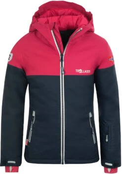 TROLLKIDS Hallingdal Jas Meisjes, Blauw/roze