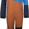 TROLLKIDS Hallingdal Sneeuwpak Kinderen, Blauw/bruin -Sport- En Outdoorkleding trollkids hallingdal snowsuit kids bronze azure blue navy 1