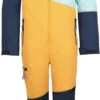TROLLKIDS Hallingdal Sneeuwpak Kinderen, Blauw/geel -Sport- En Outdoorkleding trollkids hallingdal snowsuit kids honey aqua 1
