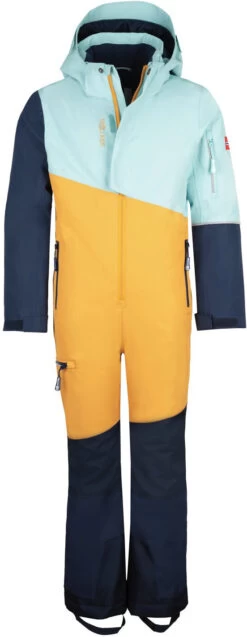 TROLLKIDS Hallingdal Sneeuwpak Kinderen, Blauw/geel